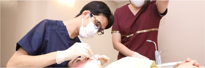 虫歯治療や審美治療も可能